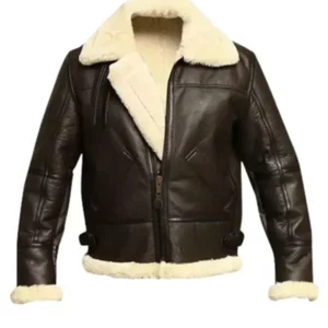 Mens Aviator B3 Bomber Sheepskin Jacket