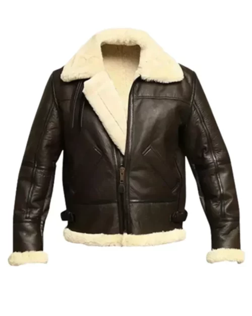 Mens Aviator B3 Bomber Sheepskin Jacket