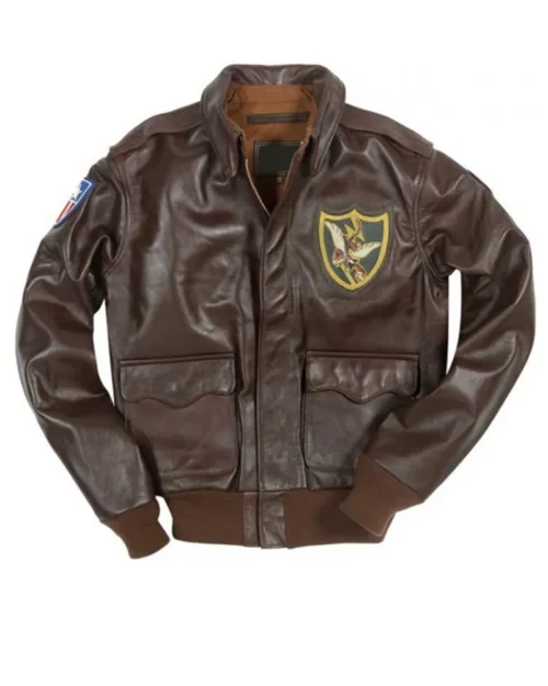 Mens Flying Tigers A-2 Brown Jacket