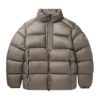 Mens Casual Grey Puffer Down Jacket