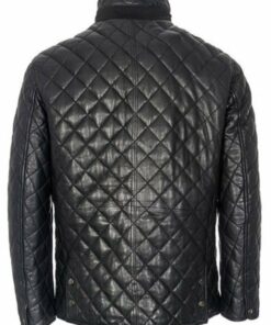 Men’s Cafe Racer Lightweight Stylish Black Leather Jacket