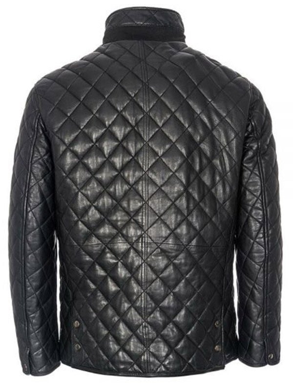 Men’s Cafe Racer Lightweight Stylish Black Leather Jacket
