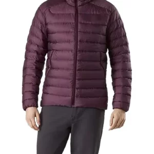 Winter Puffer Burgundy Jacket