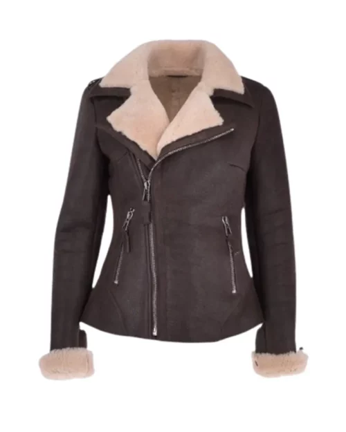 Women’s Aviator Shearling Jacket