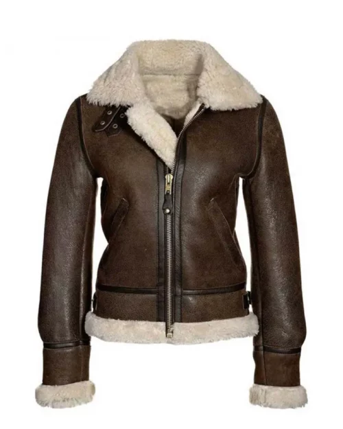 Women’s Shearling Brown Jacket