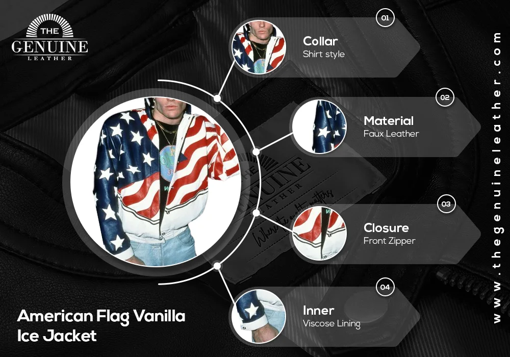 American Flag Vanilla Ice Jacket