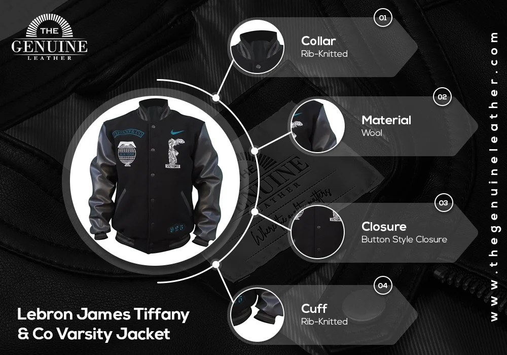 Lebron James Tiffany & Co Varsity Jacket