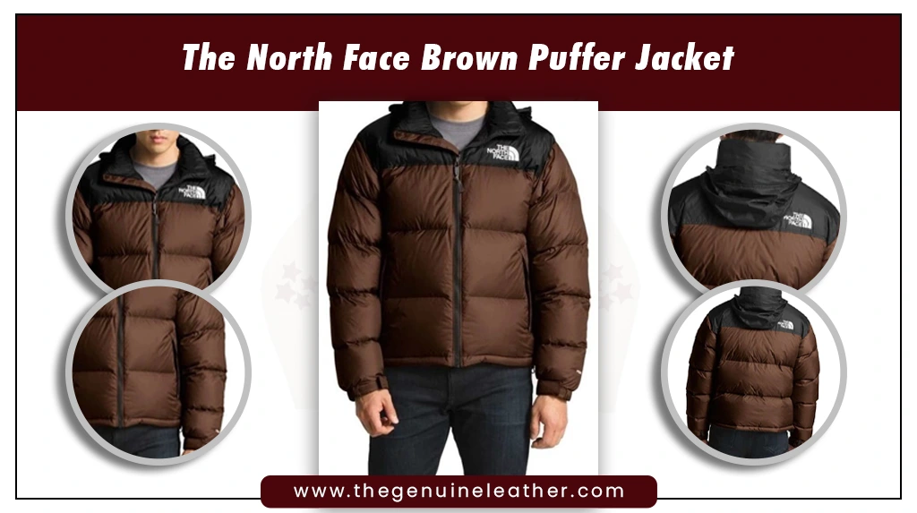 The North Face Brown Puffer Jacket