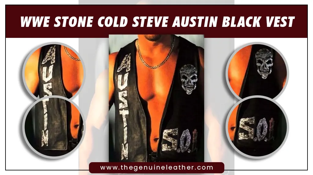 WWE Stone Cold Steve Austin Black Vest