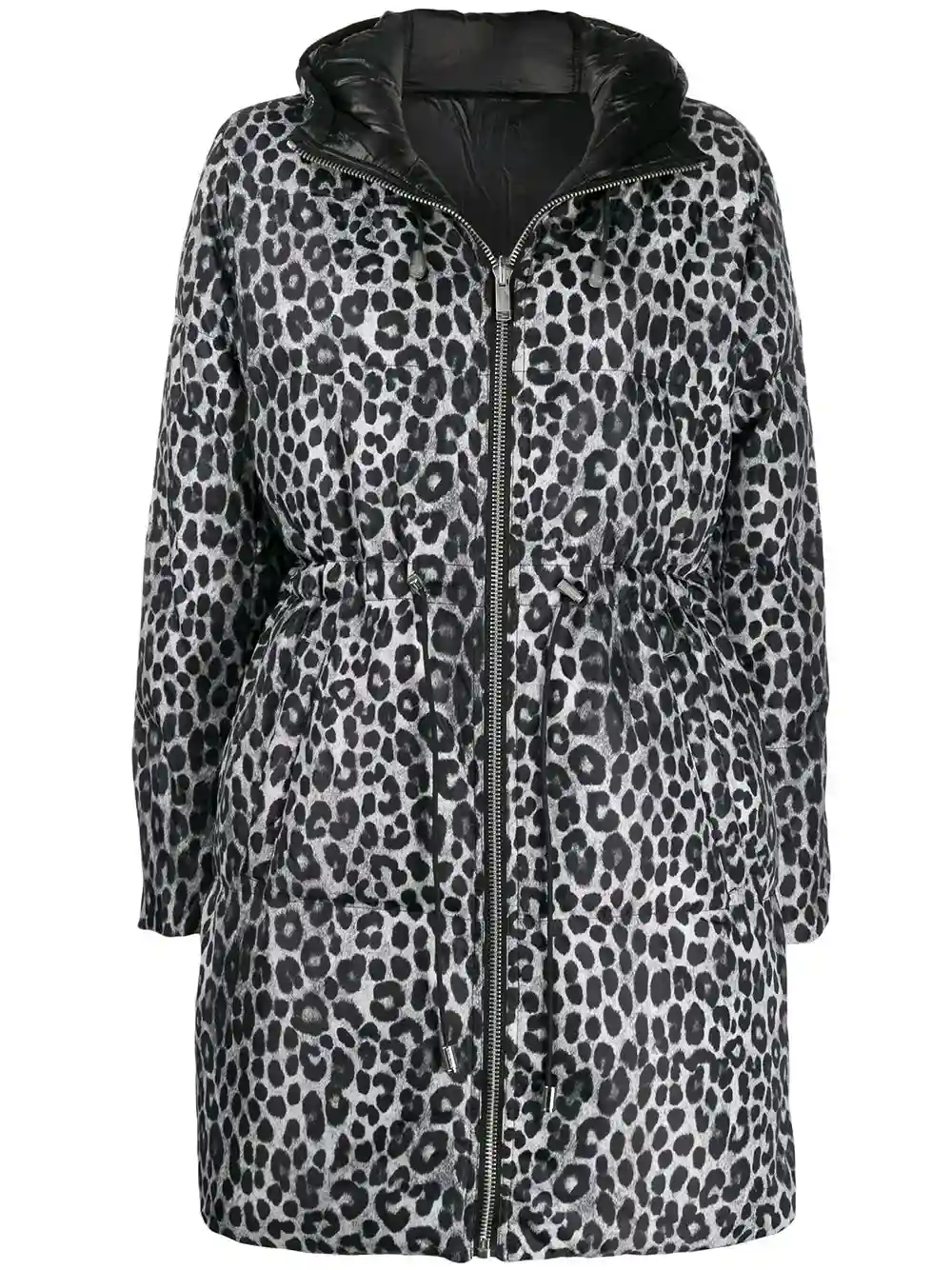 Women's Michael Kors Leopard Print Puffer Coat