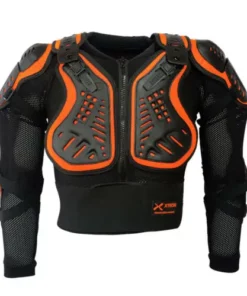 Body Armour Motorcyle Protection Orange and Black Jacket