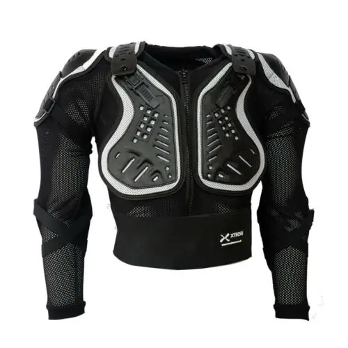 Body Armour Motorcyle Protection White and Black Jacket