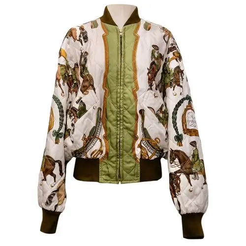 Emily Cooper Olive Bomber Jacket