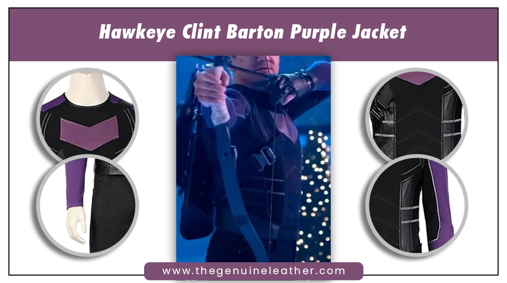 Hawkeye Clint Barton Purple Jacket