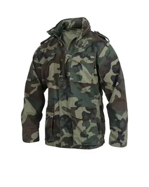Original Czech army military combat CZ 95 camo field jacket