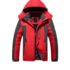 Spmor Men's Red Ski Jacket Waterproof Windproof Mountain