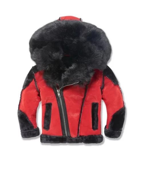 Men’s Insulated Fur Hooded Jacket