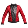 Women's Quilted Satin Jacket