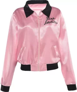 Womens Pink Ladies Bomber Jacket