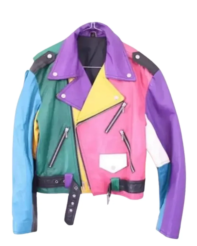 Women’s Rainbow Patch Work Jacket