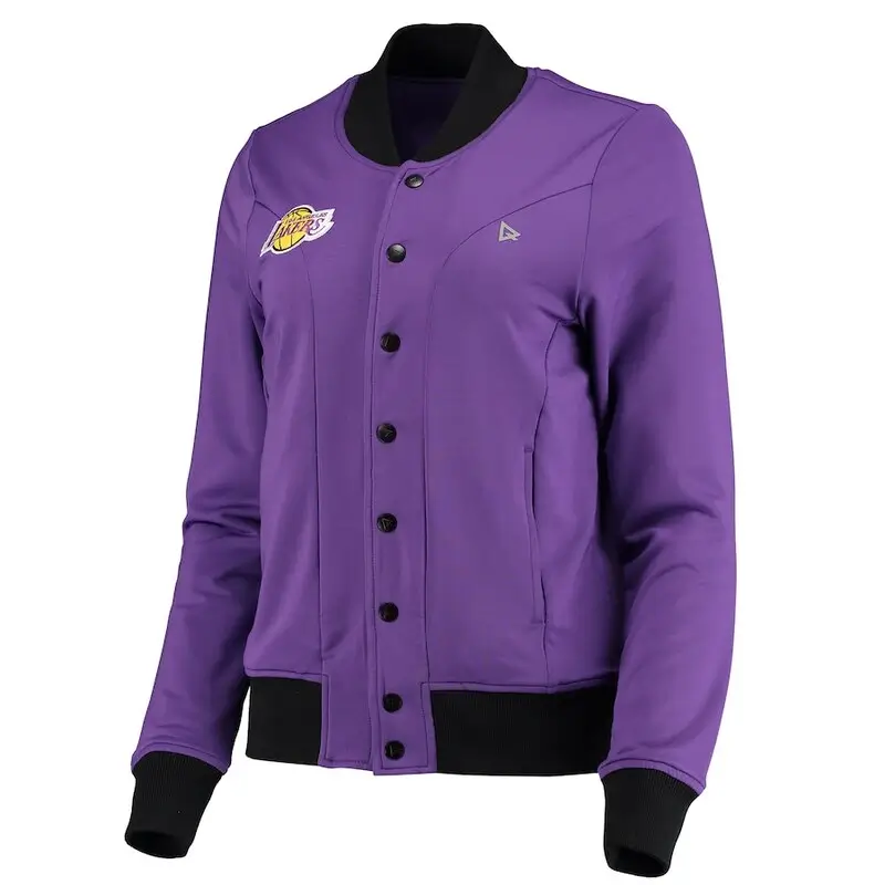 NBA Los Angeles Lakers Bomber leather jacket • Kybershop