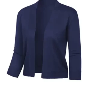 Women’s Navy Cropped Cardigan