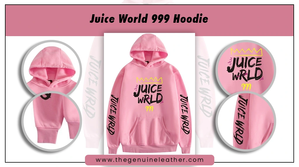 Leather Jacket Black Juice Wrld 999 Pullover Multiple Colors Hoodie