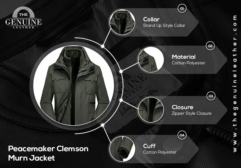 Peacemaker Clemson Murn Jacket