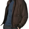 The Takedown Laurent Lafitte (François Monge) Suede Leather Jacket
