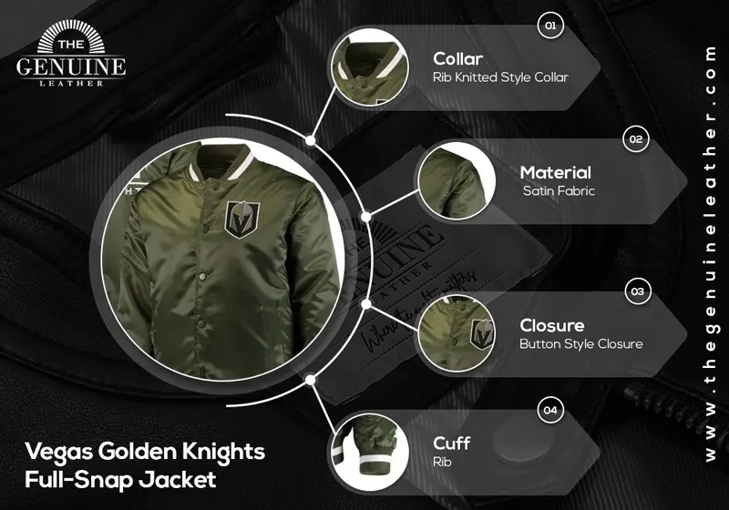 Vegas Golden Knights Full-Snap Jacket