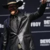 Donald Cerrone Cowboy Black Python Coat