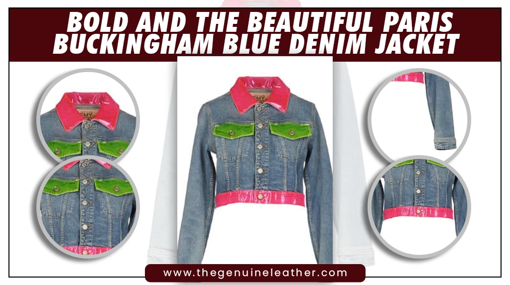 Bold and the Beautiful Paris Buckingham Blue Denim Jacket