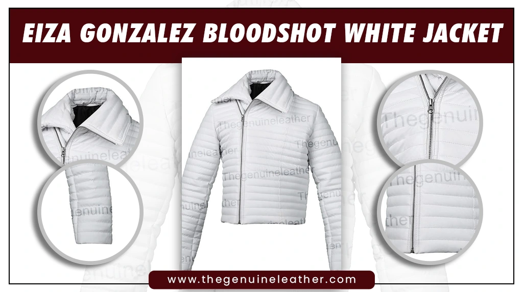 Eiza Gonzalez Eiza Gonzalez Bloodshot White JacketBloodshot White Jacket