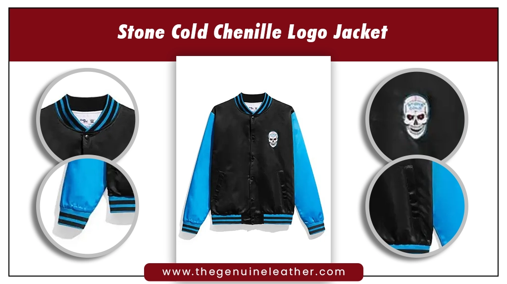 Stone Cold Chenille Logo Jacket