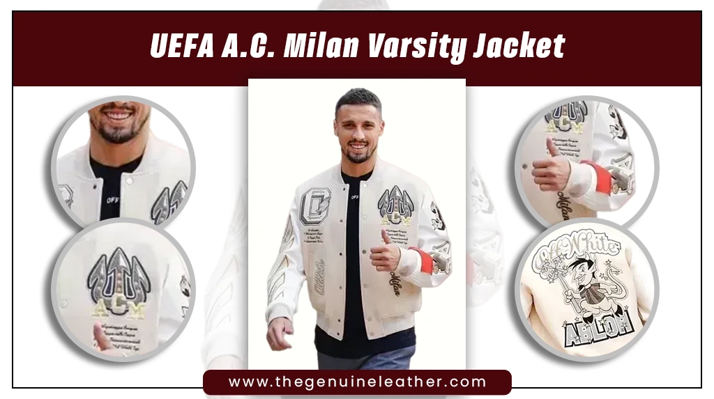 UEFA A.C. Milan Varsity Jacket