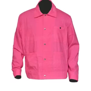 Mens Pink Oversized Jacket