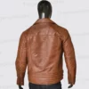 Mens Brown Biker Leather Jacket (2)