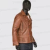 Mens Brown Biker Leather Jacket (4)