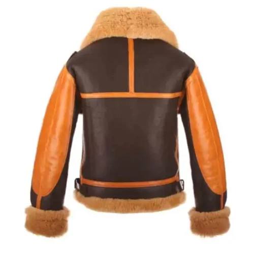 Men's Raf B3 Aviator Leather Shearling Jacket