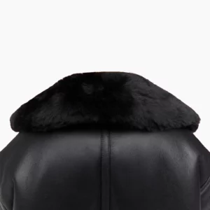 Women Motorcycle Shearling Jacket