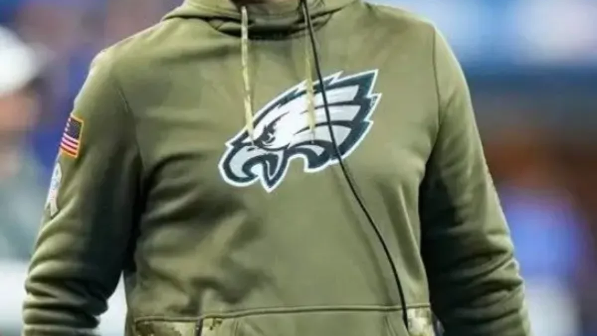 Philadelphia Eagles Nick Sirianni Olive Green Hoodie