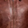 Cafe Racer Retro Brown Leather Jacket