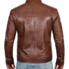 Koza Leathers Men's Genuine Lambskin Leather Vintage Bomber Jacket