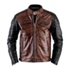 Black brown dual color\ leather