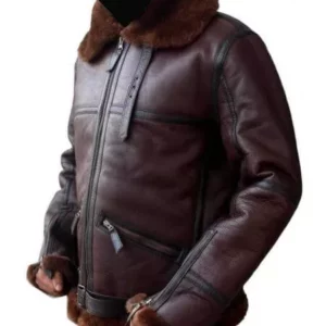 Coffmen Shearling Leather Jacket