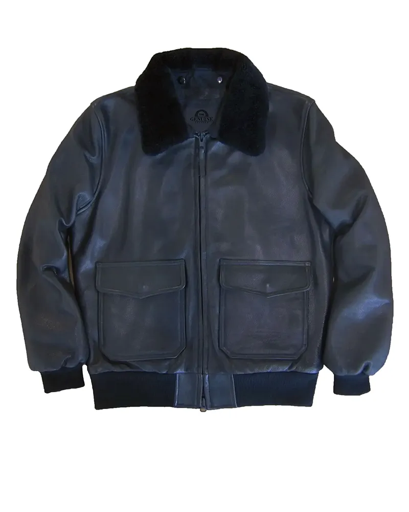 Men’s Black Naked Leather Jacket
