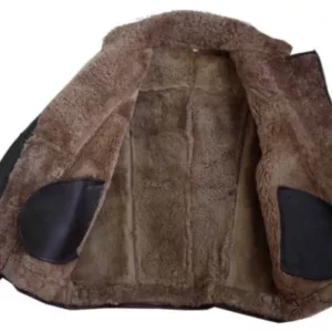 Mens Coffmen Sheepskin Shearling Leather Jacket