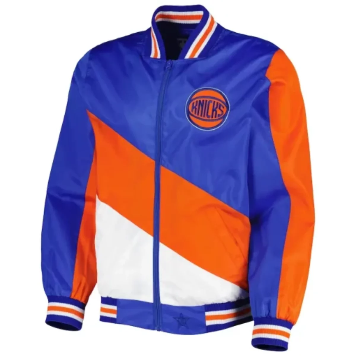 NY Knicks Skyline Leather Jacket