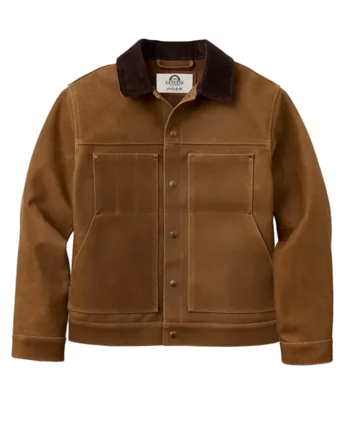 Short Cruiser Roughout Leather Jacket