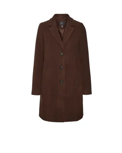 Spread Collar Coat